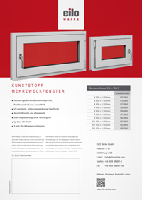 EILO Flyer Kunststoff-Mehrzweckfenster